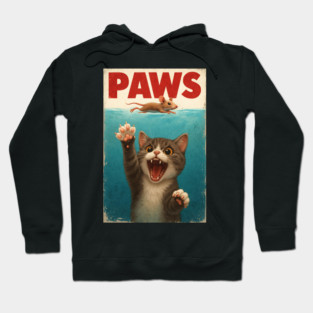 Paws Funny Jaws Parody Jaws/Paws Movie Shirt Hoodie