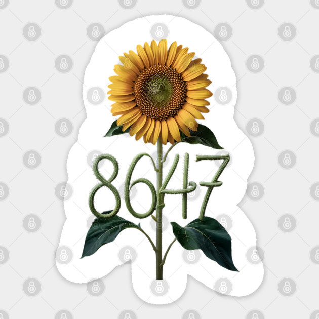 8647 Sticker by Creatifly Graphic Tees