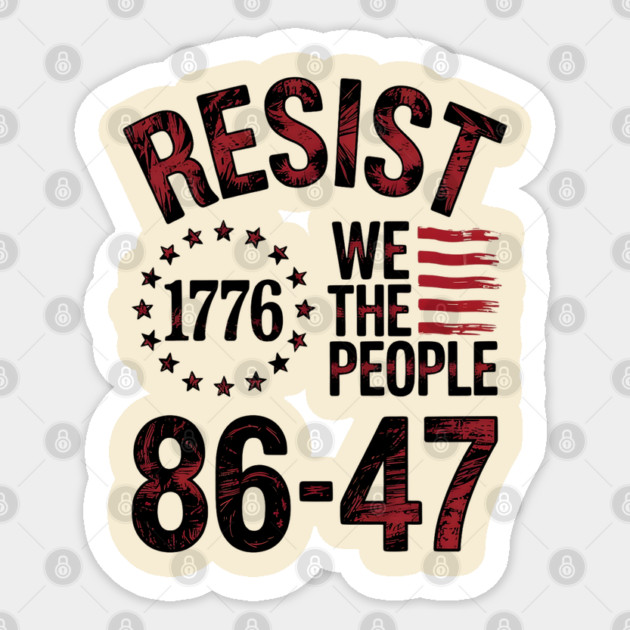 8647 Sticker by Creatifly Graphic Tees