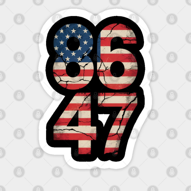 8647 Sticker by Creatifly Graphic Tees