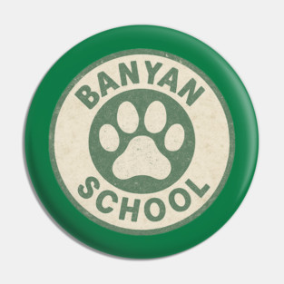 Banyan Paw School Pin
