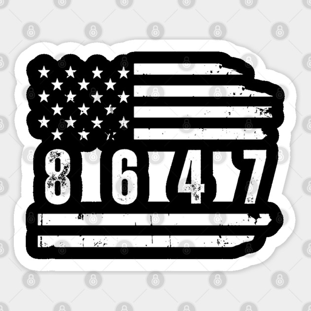 8647 Sticker by Creatifly Graphic Tees