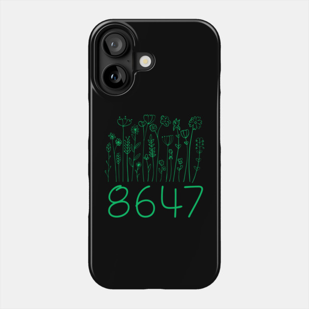8647 Phone Case by Creatifly Graphic Tees