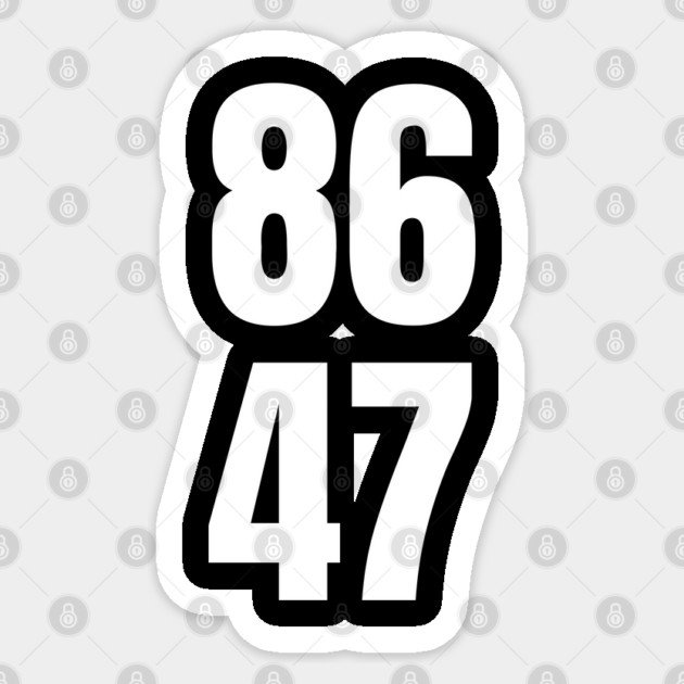 8647 Sticker by Creatifly Graphic Tees