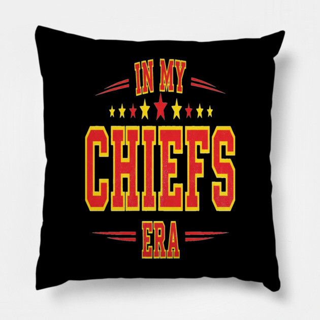 Retro In My Chiefs Era Pillow by OUTFITPAW
