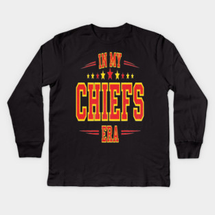 Retro In My Chiefs Era Kids Long Sleeve T-Shirt