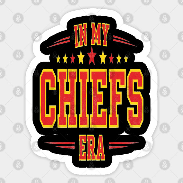 Retro In My Chiefs Era Sticker by OUTFITPAW