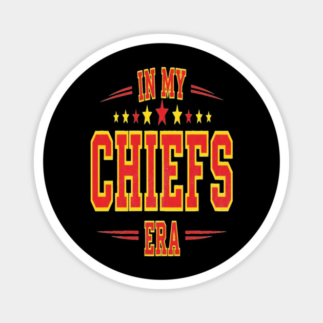 Retro In My Chiefs Era Magnet by OUTFITPAW