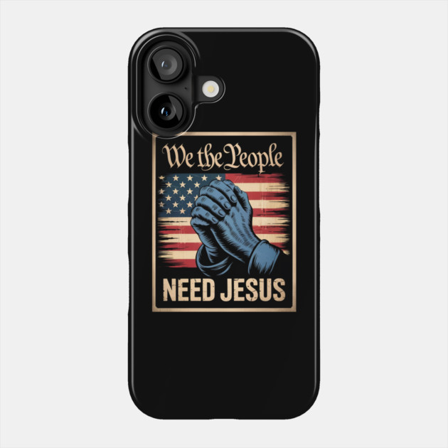 Republican-Jesus Phone Case by Creatifly Graphic Tees