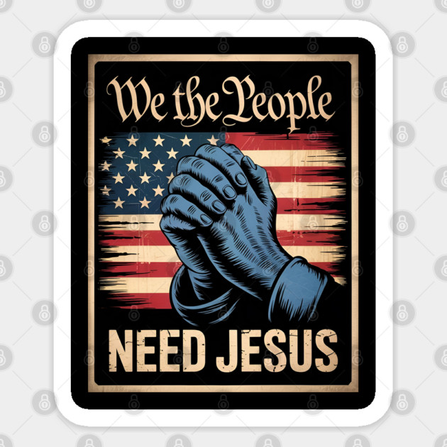 Republican-Jesus Sticker by Creatifly Graphic Tees
