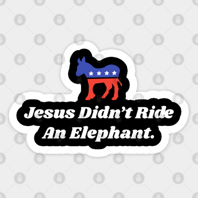 Republican-Jesus Sticker by Creatifly Graphic Tees