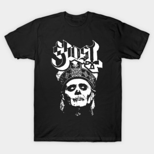 Ghost band merch papa face T-Shirt