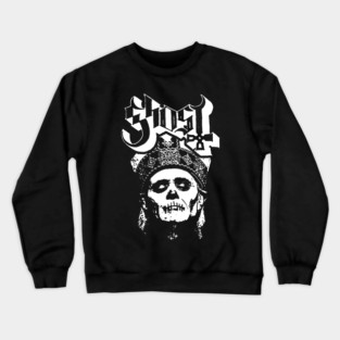 Ghost band merch papa face Crewneck Sweatshirt