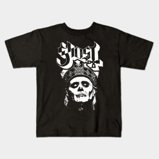 Ghost band merch papa face Kids T-Shirt