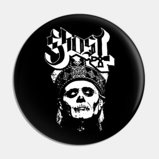 Ghost band merch papa face Pin