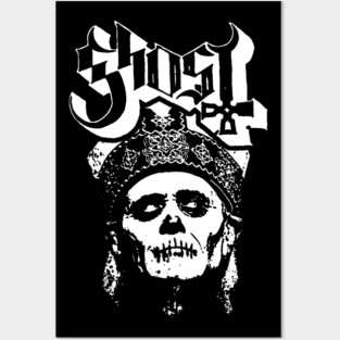 Ghost band merch papa face Posters and Art