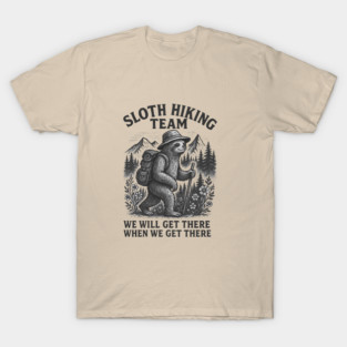 Sloth-Hiking-Team T-Shirt