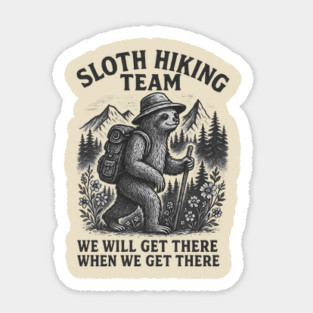 Sloth-Hiking-Team Sticker