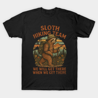 Sloth-Hiking-Team T-Shirt