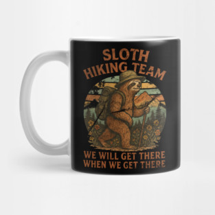 Sloth-Hiking-Team Mug