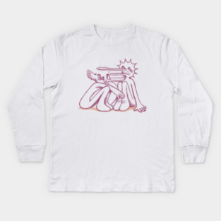 Too much space juice Kids Long Sleeve T-Shirt