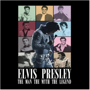 Elvis Presley Retro Posters and Art