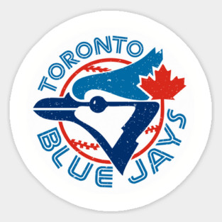 Blue Jays Vintage Logo Design Sticker