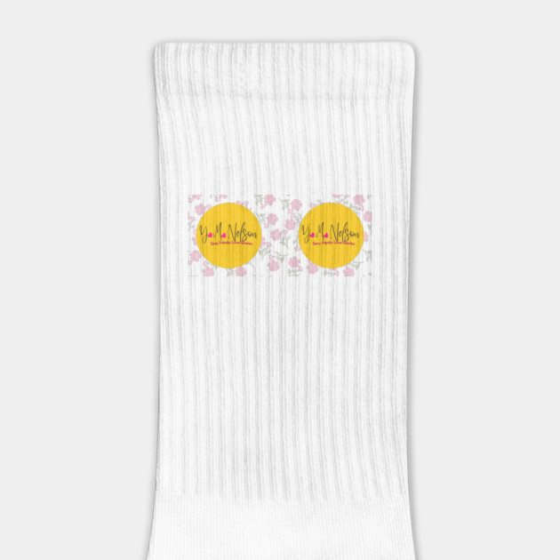 Y. M. Nelson Logo with flowers and Cream background by Nerdy Romantics Fan Shop*