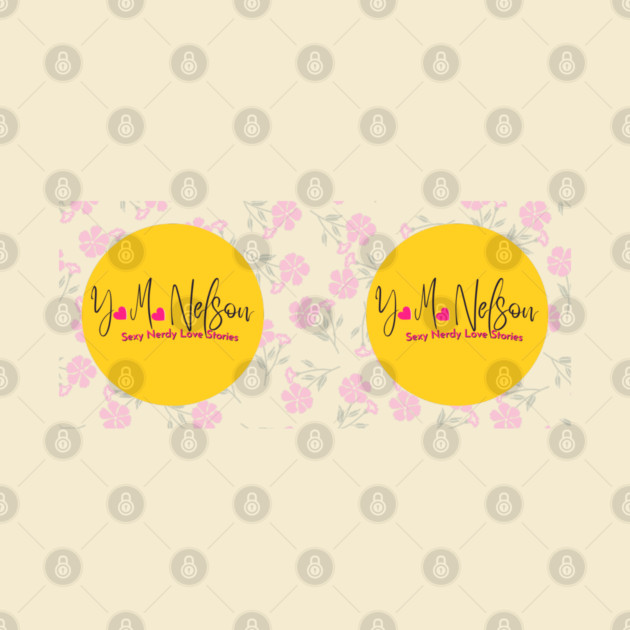 Y. M. Nelson Logo with flowers and Cream background by Nerdy Romantics Fan Shop*