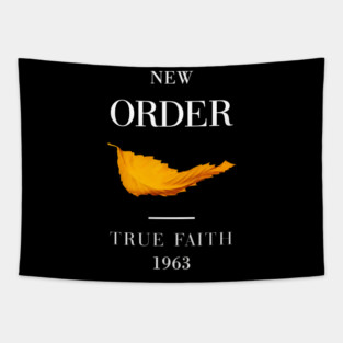 Vintage 80s New Order Band True Faith Tapestry