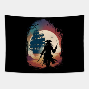 jack sparrow Tapestry
