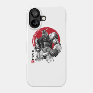 Gundam sumi e Phone Case