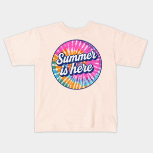 Summer Is Here Design Kids T-Shirt