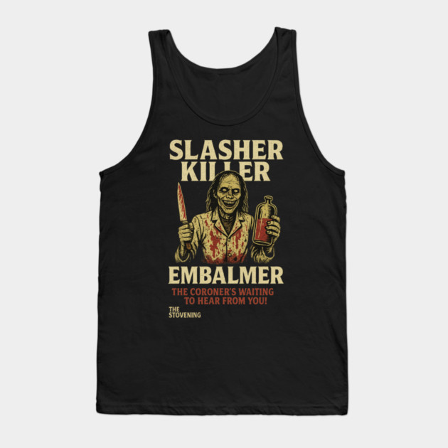 SLASHER KILLER: He Way To Happy To See You Tank Top by Randy 's Store