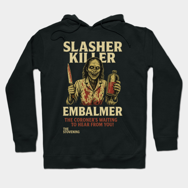 SLASHER KILLER: He Way To Happy To See You Hoodie by Randy 's Store