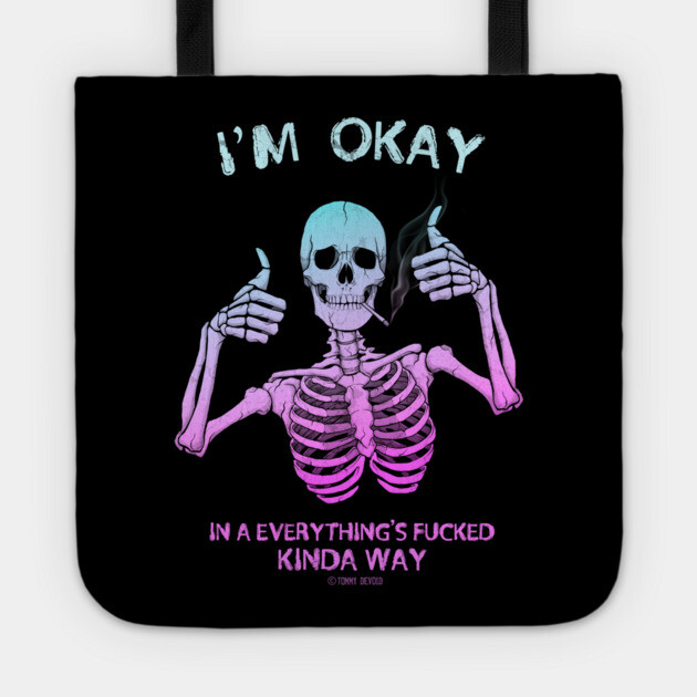 No Worries Here Tote by Tommy Devoid