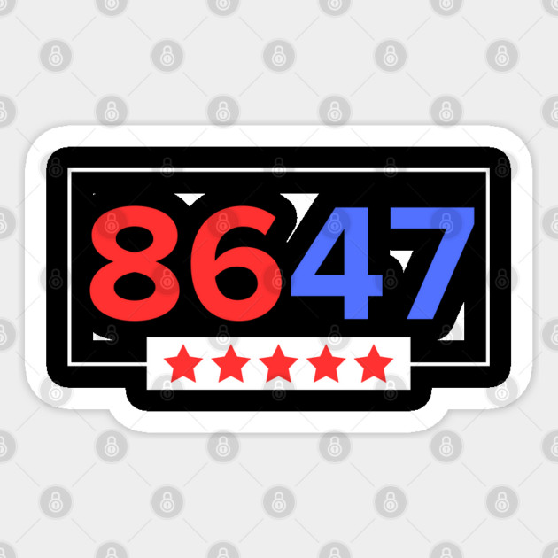 8647 Sticker by Creatifly Graphic Tees