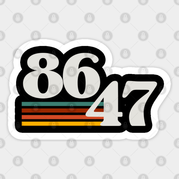 8647 Sticker by Creatifly Graphic Tees