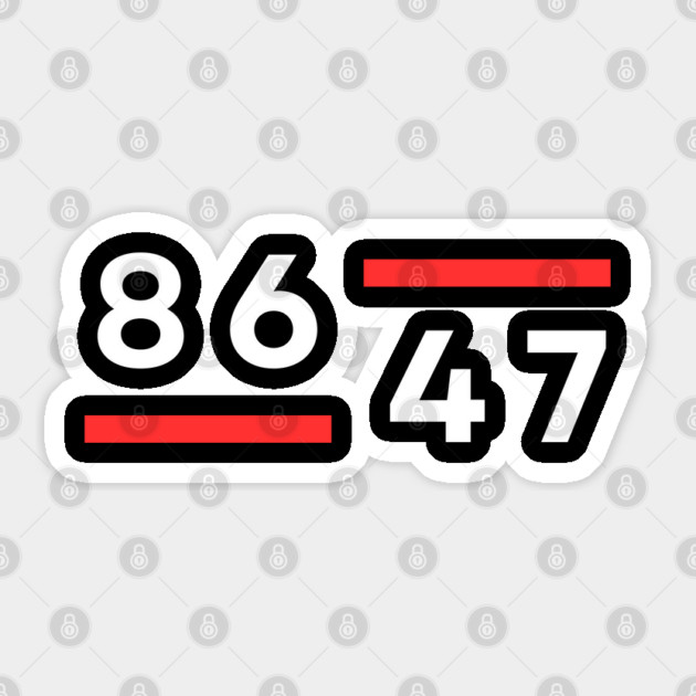 8647 Sticker by Creatifly Graphic Tees