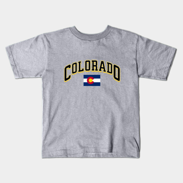 COLORADO Kids T-Shirt by AWbydesign