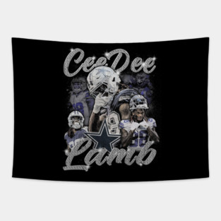 Ceedee Lamb Retro Vintage Tapestry