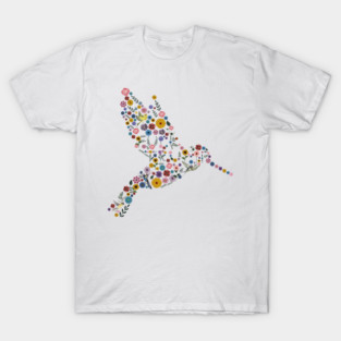 Subtle Anti Trump Floral Hummingbird FDT Tee Feminist Shirt Political Protest Resist M2755 T-Shirt