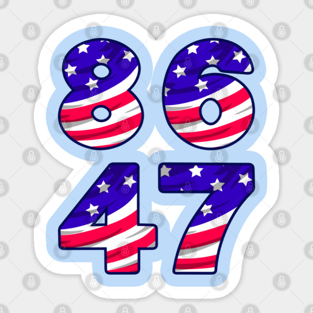8647 Sticker by Creatifly Graphic Tees