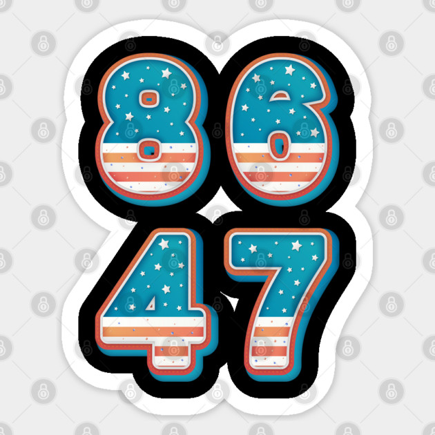 8647 Sticker by Creatifly Graphic Tees