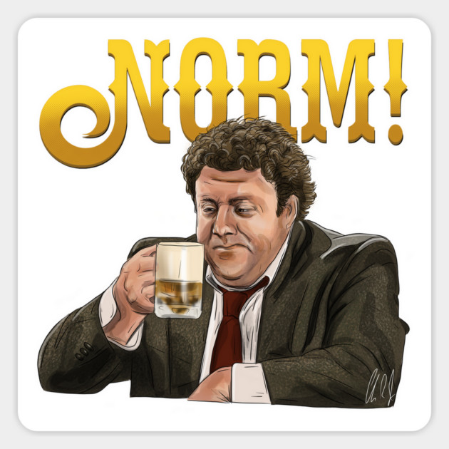 Cheers: NORM! Magnet by 51Deesigns
