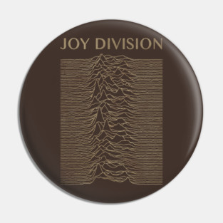 Joy Division Distressed Pin