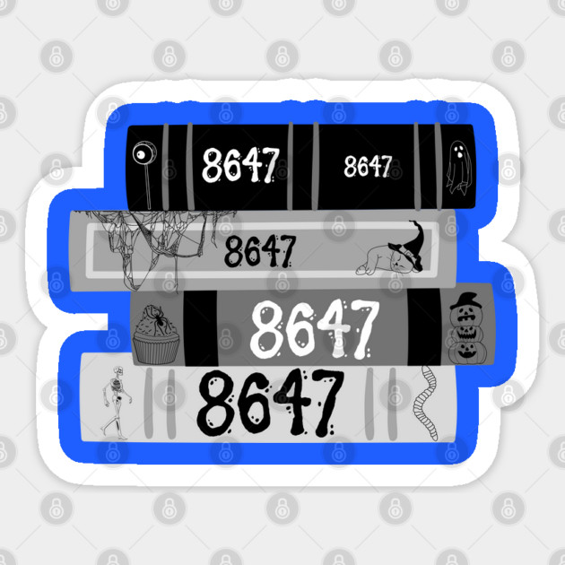 8647 Sticker by Creatifly Graphic Tees