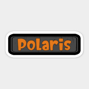 polaris /// plate style Sticker