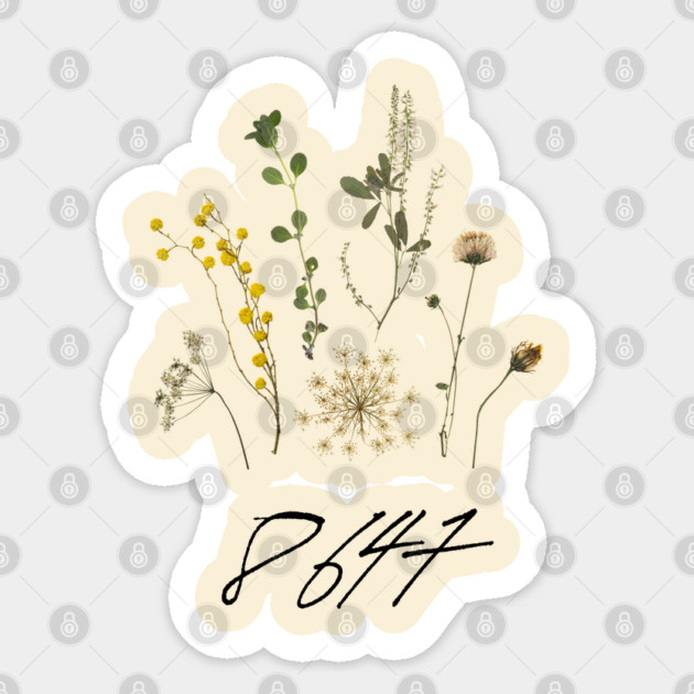 8647 Sticker by Creatifly Graphic Tees