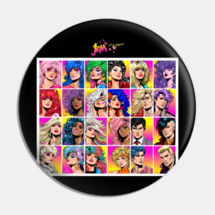 Jem and The Holograms 80s Pin
